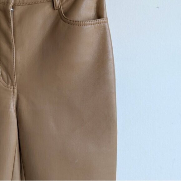 Wilfred Melina Pant - faux leather high rise in Constant Camel/Tan - Picture 8 of 9